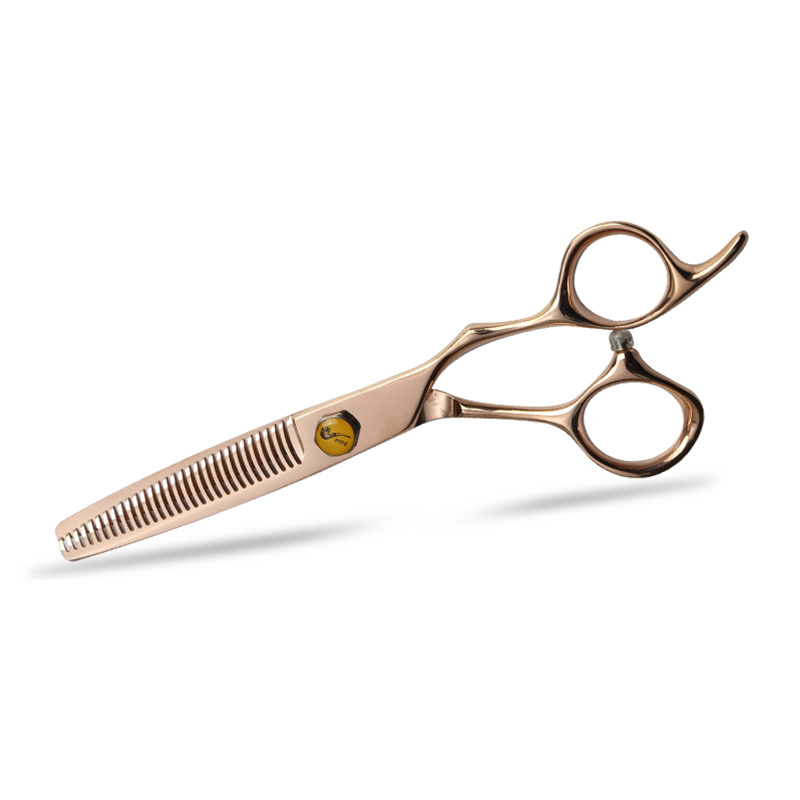 ローズゴールド 440C スチール ヘアカット ハサミ